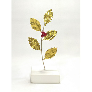 Desk Lucky Charm Mistletoe Branch XS M12900 Bronze
